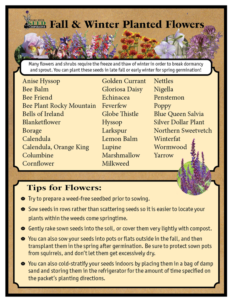 Free Treasure Valley Planting Guides