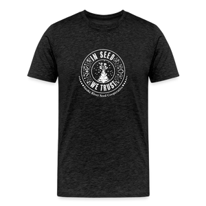 "In Seed We Trust" T-Shirt - charcoal grey