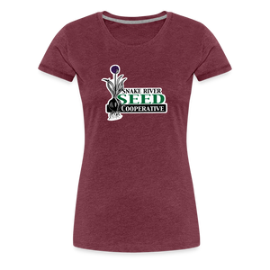 SRSC Logo T-shirt (Slim Fit) - heather burgundy