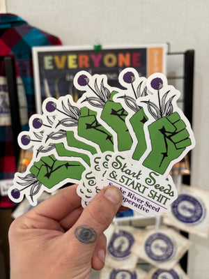 "Start Seeds" Sticker