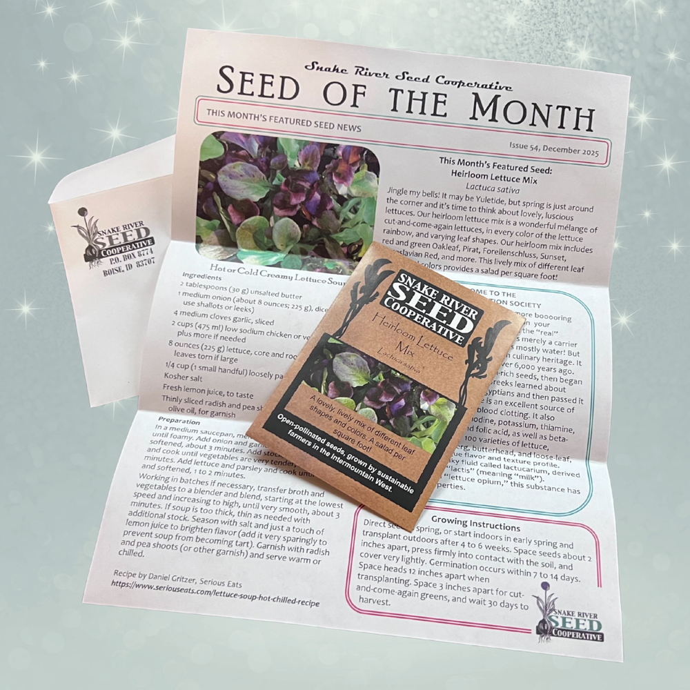 monthly flower seed subscription Seed of the Month Club – Snake River Seed Cooperative