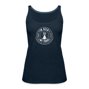 
            
                Load image into Gallery viewer, &amp;quot;In Seed We Trust&amp;quot; Tank Top - deep navy
            
        