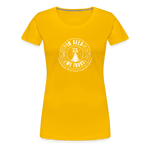 "In Seed We Trust" T-Shirt (Slim Fit) - sun yellow