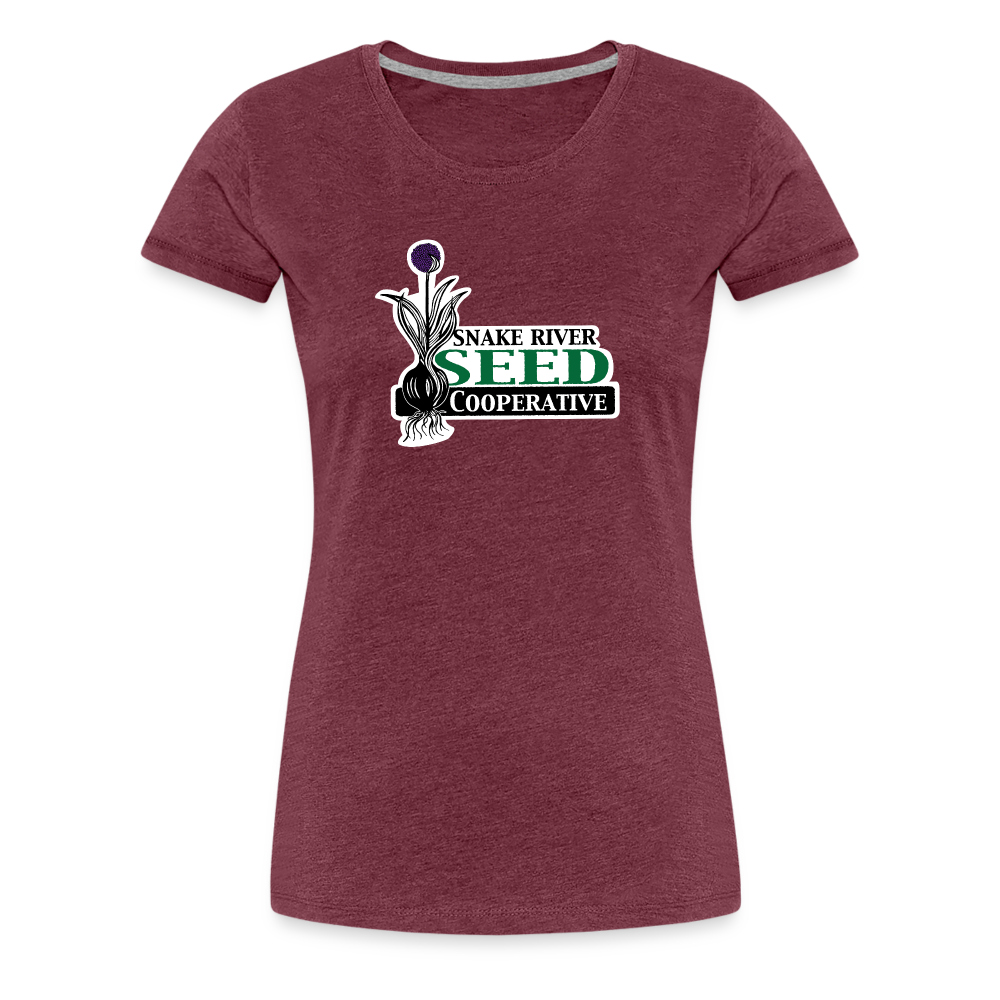 SRSC Logo T-shirt (Slim Fit) - heather burgundy